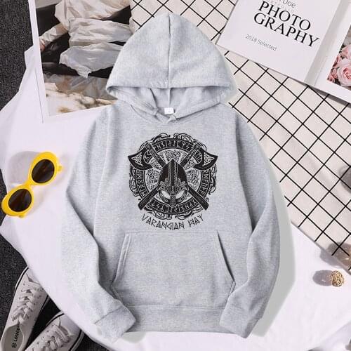 2020 Autumnhot Sale Viking Myth Print Tops Hoodies European And American Fashion Viking Streetwear Sweatshirt Pullwers Tracksuit