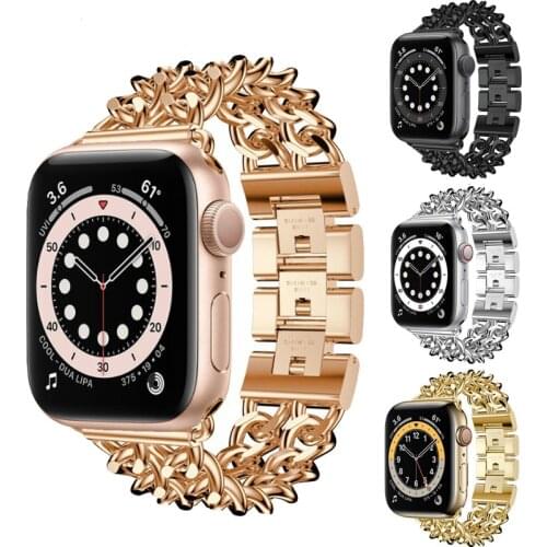 Stainless Steel Band for Apple Watch 6 SE Band 38 42mm Strap Wristband Metal Replacement Band for IWatch Series 5 4 3 40mm 44mm