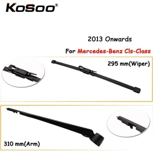 KOSOO Auto Rear Car Wiper Blade For Mercedes-Benz CLS-Class,295mm 2013 Onwards Rear Window Windshield Wiper Blades Arm