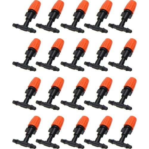 20pcs Auto Timer Misting Sprinkler Nozzles Micro Drip Irrigation System Plant Self Watering Garden Hose Tool