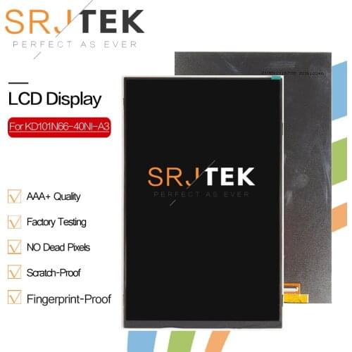 Srjtek 10.1" inch for KD101N66-40NI-A3 LCD Display Matrix Screen Tablet PC Replacement Parts KD101N66-40NI-A3-REVA