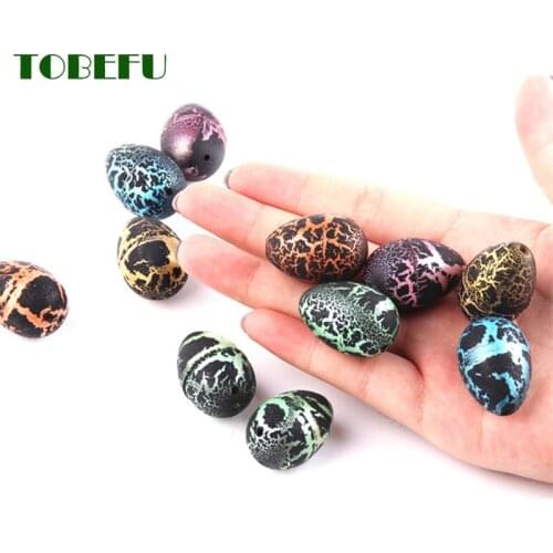 TOBEFU 5pcs/lot Magic Hatching Growing Dinosaur Eggs Novelty Gag Toys For Kids Children Early Education Cognition Gifts