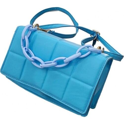 Women Shoulder Bag Messenger Bag Square Shape Single-shouldered Female Suction Buckle Shoulder Bag for Holiday