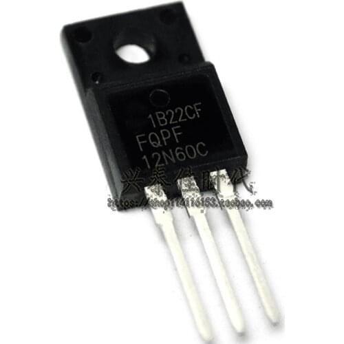 1PCS/LOT FQPF12N60C 12N60C 12A/600V TO-220F