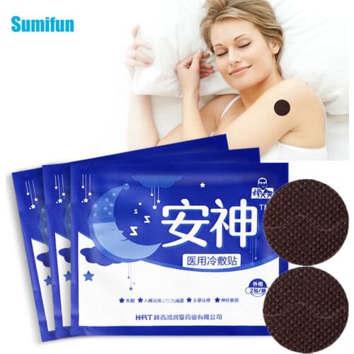10pcs/5bags Sleep Stickers Relieve Headache Plaster Anxiety Essential Oil Improve Insomnia Body Relax Pain Relief Patch