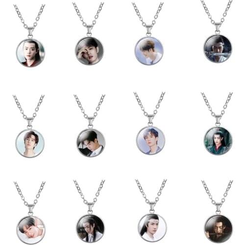 12styles xiaozhan Wangyibo same Fashionable new style, handsome temperament, high quality head picture Necklace