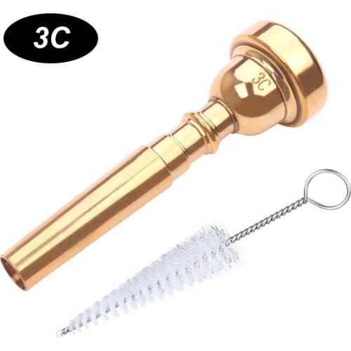3C Trumpet Mouthpiece Metal Trumpet Accessory Cleaning Brush Trumpet Cleaning Kit