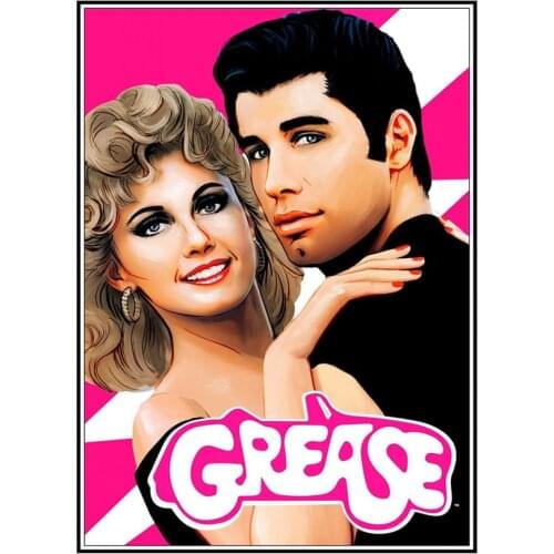 5D Diy Diamond Painting Cross Stitch full Square/round Diamond Embroidery GREASE Lovers gift picture for room Decor WG1852