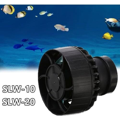 Aquarium Fish Tank Sine Wave Maker Wave Pump Adjustable Flow Silent Pet Supplies Motor Seawater Freshwater SLW-10 SLW-20