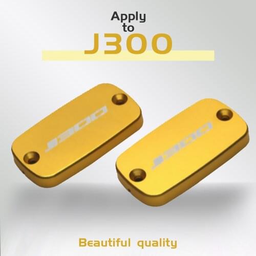 CNC Aluminum Motorcycle Brake Fluid Fuel Reservoir Tank Cover Cap FOR Kawasaki J300 2014-2019