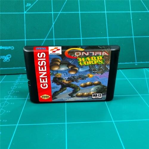Contra The Hard Corps English - 16 bit MD Games Cartridge For MegaDrive Genesis console