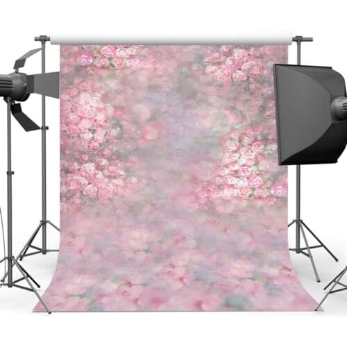Mehofoto Baby Photography Backdrops Pink Flower Photo Background Newborns Backdrop for Photo Studio Props S-100