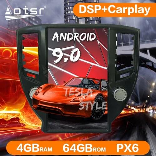 For TOYOTA CROWN 14th 2015-2019 Tesla Style Android 9.0 64GB 4G Car GPS Navigation Head Unit Stereo Multimedia Player Auto Radio