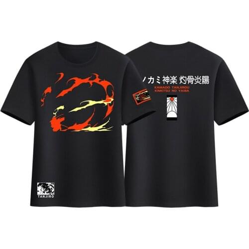 Demon Slayer Cartoon Cotton T Shirt Fashion Kimetsu No Yaiba Graphic Casual Agatsuma Zenitsu Cosplay Short Sleeve Anime Cosplay