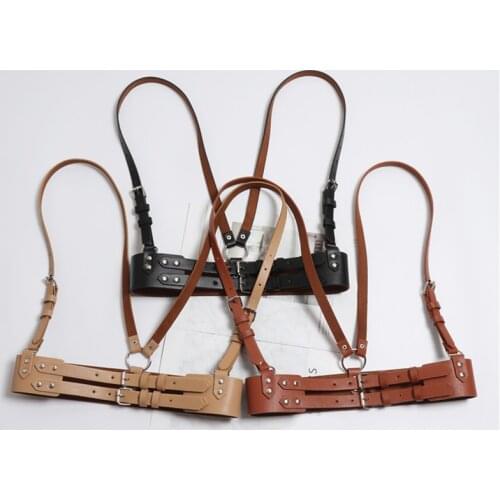 HATCYGGO Sexy Belt Female Slim Leather Belts For Women Harness Body Bondage Waist Belt Straps Adjustable Buckle Garter Waistband