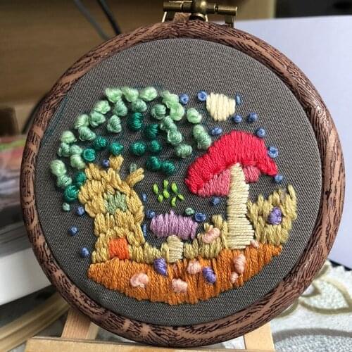 Creative 3D DIY Embroidery Material Package Practical Handcraft Cross Stitch Embroidered Kits Embroidered Material Sewing Decor