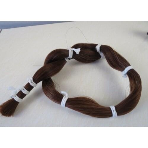 Natural 250g brown mongolia bowhair 85cm for violin