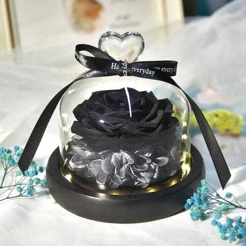 Nature Preserved Fresh Rose Dried Flower Home Decor Mothers Day Gift Wedding Christmas Decoration Salon Casa Natale Decorazioni