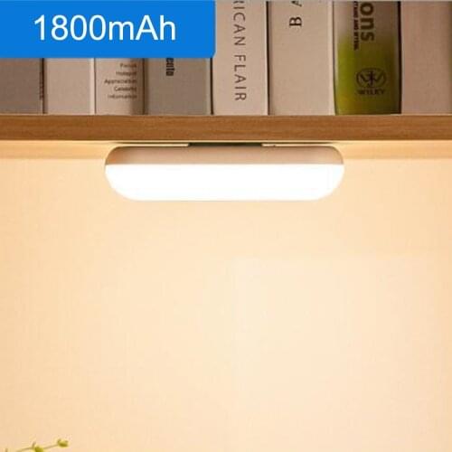 Bedside Charging Mini Night Light 1200mah ABS Removable Beneficial To Eyes For Children And Adults Learning Lamp