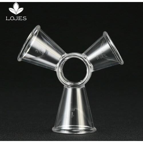 Transparent PC Measuring Cup Measuring Spoon Ounce Cup Creative Three Cups Bar Tool