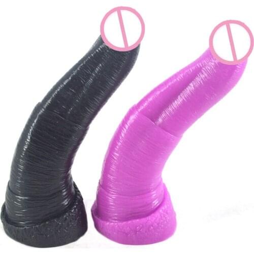 NNSX Realistic mammoth nose adult products Threaded unique soft anal plug Couples sex toy G-spot stimulate Fast delivery