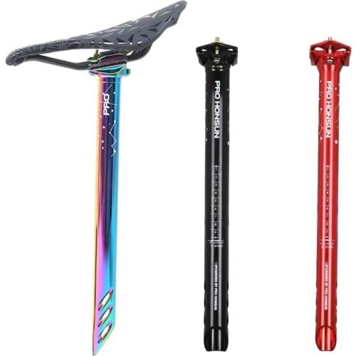 Bike Ultra-light Seatpost Seat Rod Aluminum Alloy 27.2/30.8/31.6 * 380mm Seatpost Seat Tube Seatpipe Road MTB seat tube Light