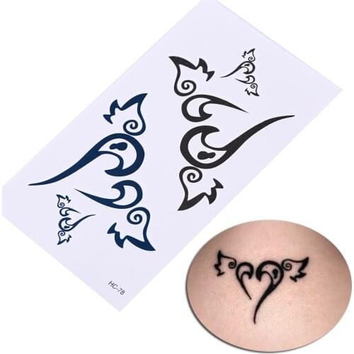 1sheet Waterproof Temporary Tattoo Stickers Female Persistent Sex Simulation Small Fresh Shoulder Chest Cute Flower Fake Tattoo