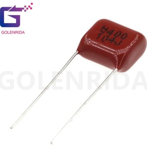 10PCS 400V104J Pitch 10mm 0.1UF 100NF 400V 104 CBB Polypropylene film capacitor