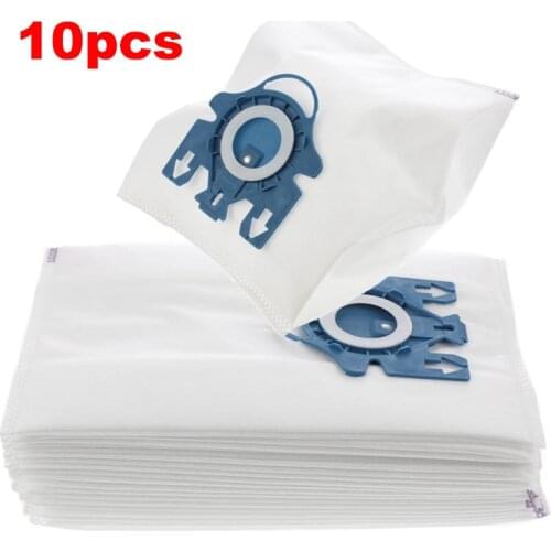 New 10Pcs Household Vacuum Cleaner Non-woven Dust Bag for Miele Miele GN Series C1, S400, S600, S800, S2, S5, S8 HyClean Dustbag