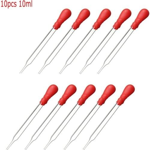 2-50pcs/pack 3/4/5/10ml Plastic Squeeze Transfer Pipettes Dropper Disposable Pipettes For Strawberry Cupcake Ice Cream Chocolate