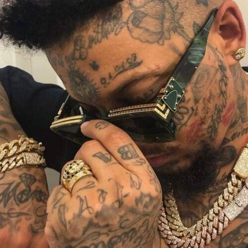 2020 Fashion Luxury Square Luxury Sunglasses Men Women Fashion UV400 Glasses high quality male fashion show Female