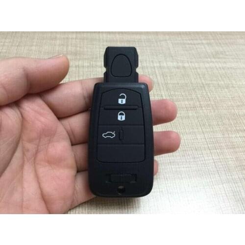 3 Button Smart Card Remote Key Shell Case For Fiat viaggio with Insert Emergency Small Key Blade Keyless Entry Fob Key Cover