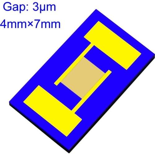 3 Um Silicon-based Interdigital Electrode Microcapacitance Gas Humidity Biosensor MEMS Photoelectric Detection