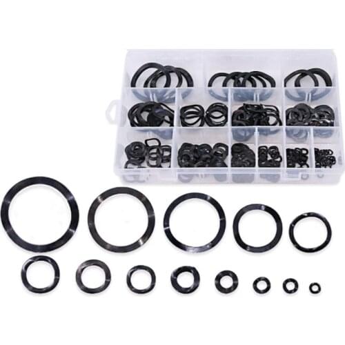 320Pcs Carbon Steel Compression Type Wavy Wave Crinkle Spring Three Wave Washers ortment Kit