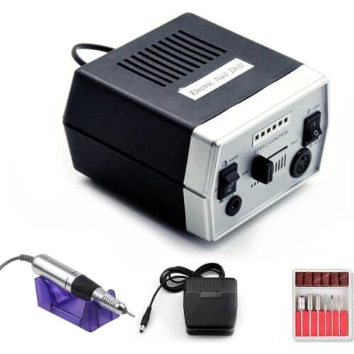 35000 RPM Electric Nail Drill Machine Apparatus for Manicure Pedicure Machine with Cutter Nail Drill Art Machine Kit Nail tool