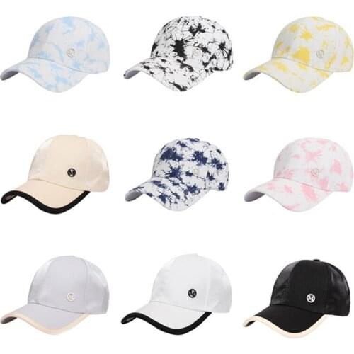 New Tie Dye Baseball Cap Summer Men Women Trend Lovers Colorful M Letter Snapback Hat Sun Outdoor Adjustable Sun Graffiti Bone