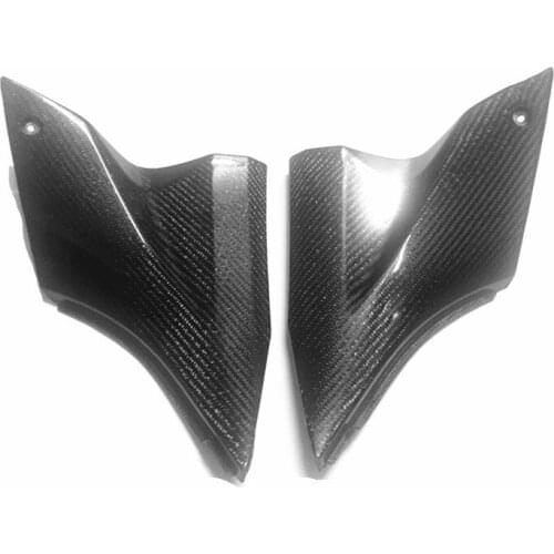 Under Tank Side Covers Panels Fairing For Kawasaki ZX-10R ZX10R 2006 2007 Real Carbon Fiber
