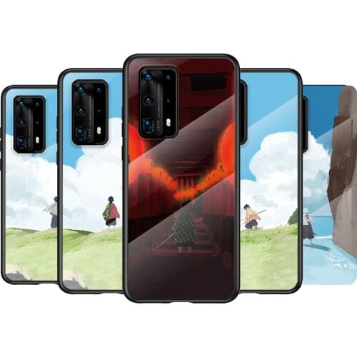 Tempered Glass Cover Demon blade For Huawei P40 P30 P20 P10 Pro Plus Lite 5G 2019 Phone Case