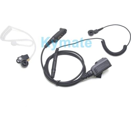 Black Big PTT Ear Hook Earpiece Headset Microphone for Hytera/HYT Walkie Talkie PD682 PD602,PD605,PD680,,PD682G,PD685, X1e, X1p