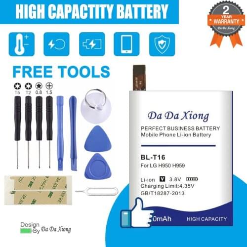 Da Da Xiong 4000mAh BL-T16 BLT16 Battery for LG H955A H959 G Flex 2 Vu 4 Vu4 H950 LS996 H955 US995
