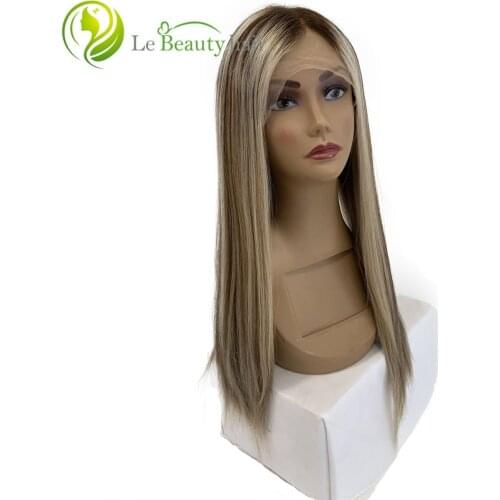 Jewish Wig Kosher Wigs ExclusiveColor Lace Top Wig European Virgin Hair Invisible Swiss Lace 4X5 With Ear To Ear Lace