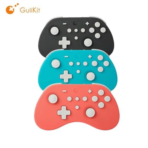 For Switch Windows iOS Android Gulikit NS19 Elves PRO Controller Wireless Bluetooth Gamepad Dual Vibration Motor Turbo Joystick