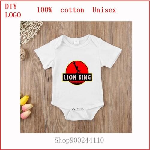 Lion King Bodysuits Baby Summer pure cotton Short Sleeve New Baby Boys Girls Shower Present Casual Jumpsuit Costumes Pajamas