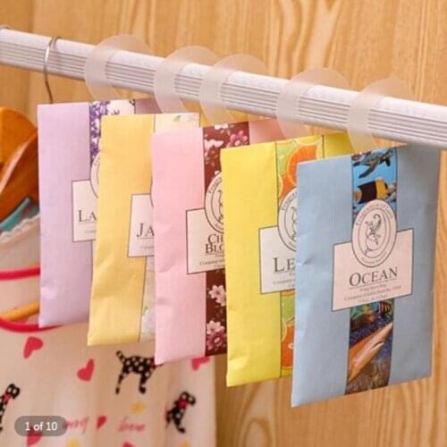 Paper Bag Sachet Cupboard Car Wardrobe Can Be Hanged Deodorant Sachet Bag Home Air Freshener 5 Styles Can Choose 29