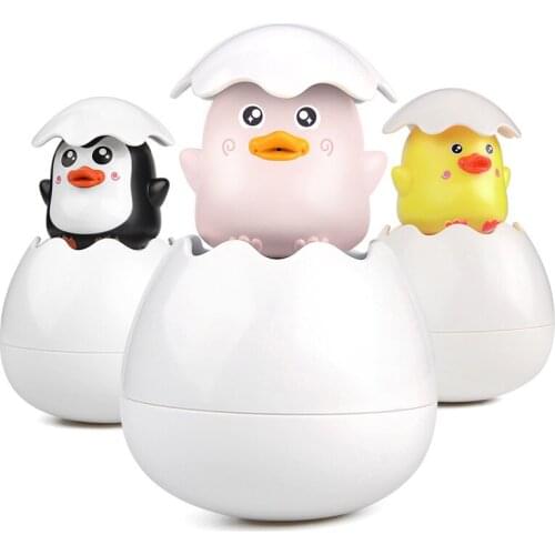 Cute Cartoon Animal Dinosaur Duck Bath Toys Classic Baby Water Toy Baby Swimming Turtle Kids Beach Bath Clockwork Toys