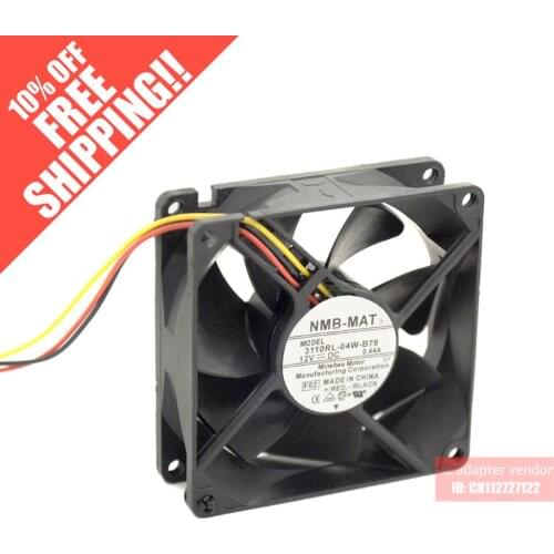 NMB-MAT NMB 3110RL-04W-B79 12V 0.44A 80*80*25 3 wire ball bearing cooling fan