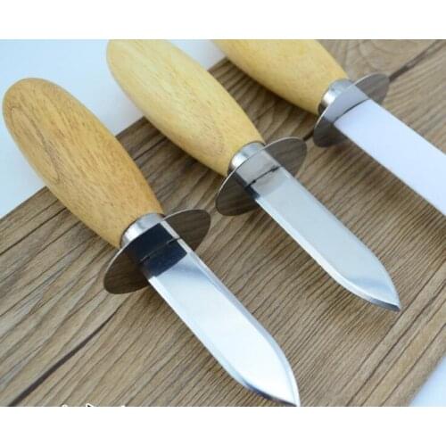 Professionals Wood-handle Oyster Shucking Knife, Oyster Knife By Leeseph Seafood Tools
