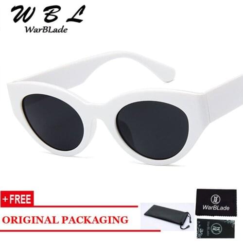 WarBLade 2019 New Retro Round Sunglasses Brand Designer Vintage Classic Women Sun Glasses Women Coating Oculos