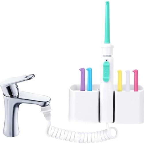 Water Denta l Flosser Faucet Oral Irrigator Water Jet Floss Denta l Irrigator Denta l Pick Oral Irrigation Teeth Tools
