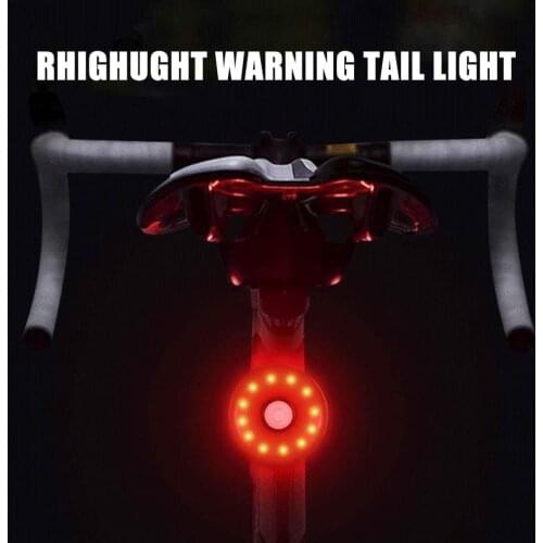 Bicycle Taillight MTB Bike USB Charg Tail Light Waterproof Rear Light Helmet Backpack Warning Light For Cycling Bike Accessories